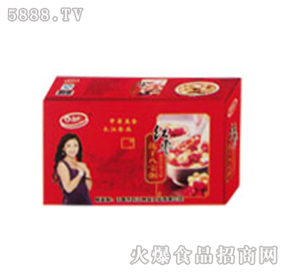 O然紅棗蓮子八寶粥箱子