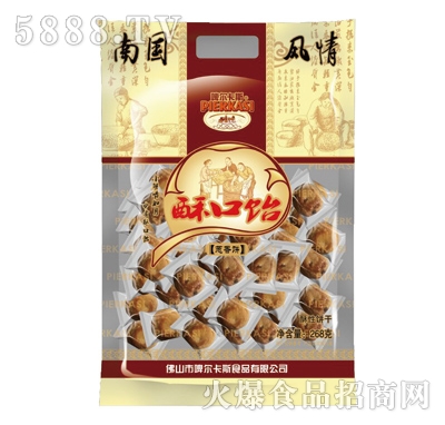 啤爾卡斯酥口飴蔥香餅268g